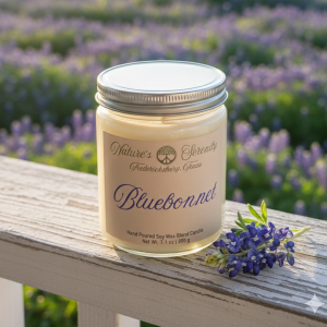 Bluebonnet - 7.1oz Soy Wax Blend Candle