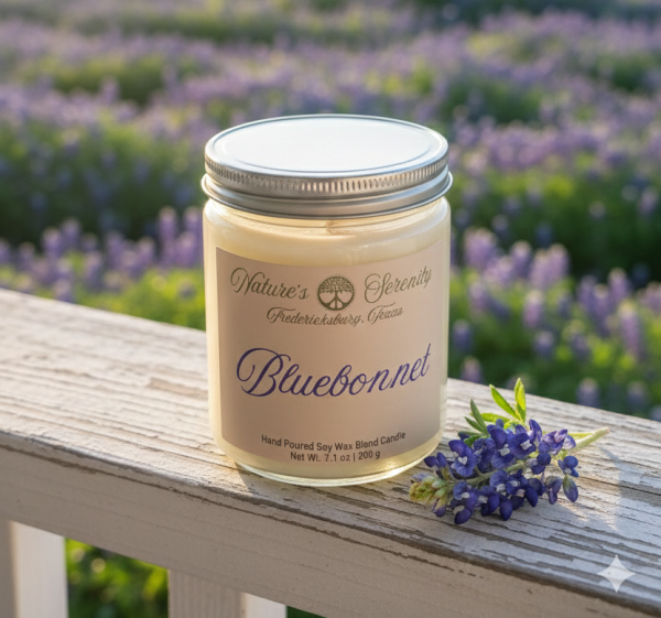 Bluebonnet - 7.1oz Soy Wax Blend Candle