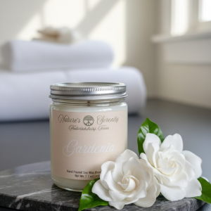 Gardenia - 7.1oz Soy Wax Blend Candle