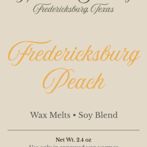 Fredericksburg Peach 2.4 oz soy-coconut wax melts by Nature's Serenity