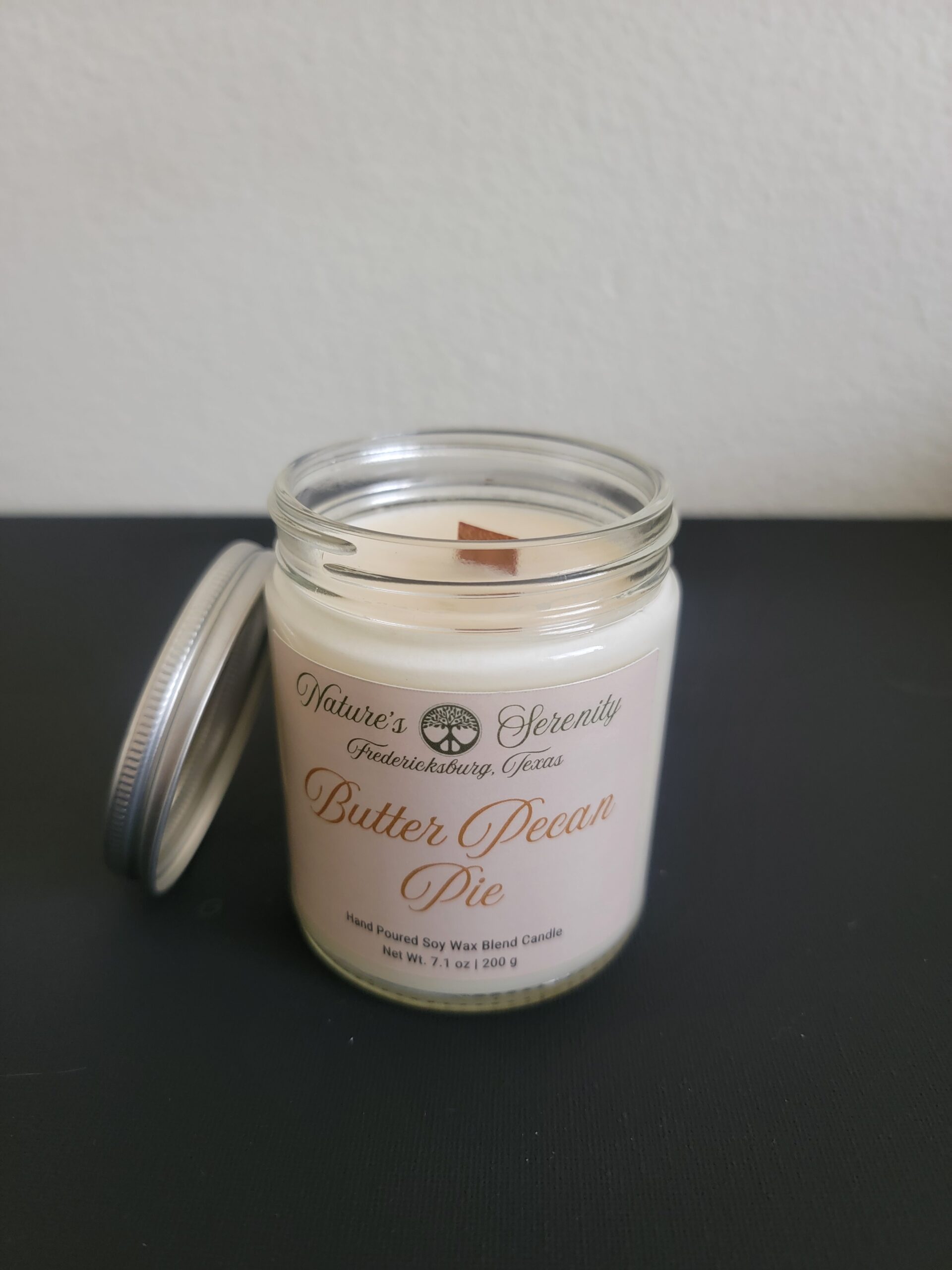 Butter Pecan Pie - 7.1oz Soy Wax Blend Candle - Image 5