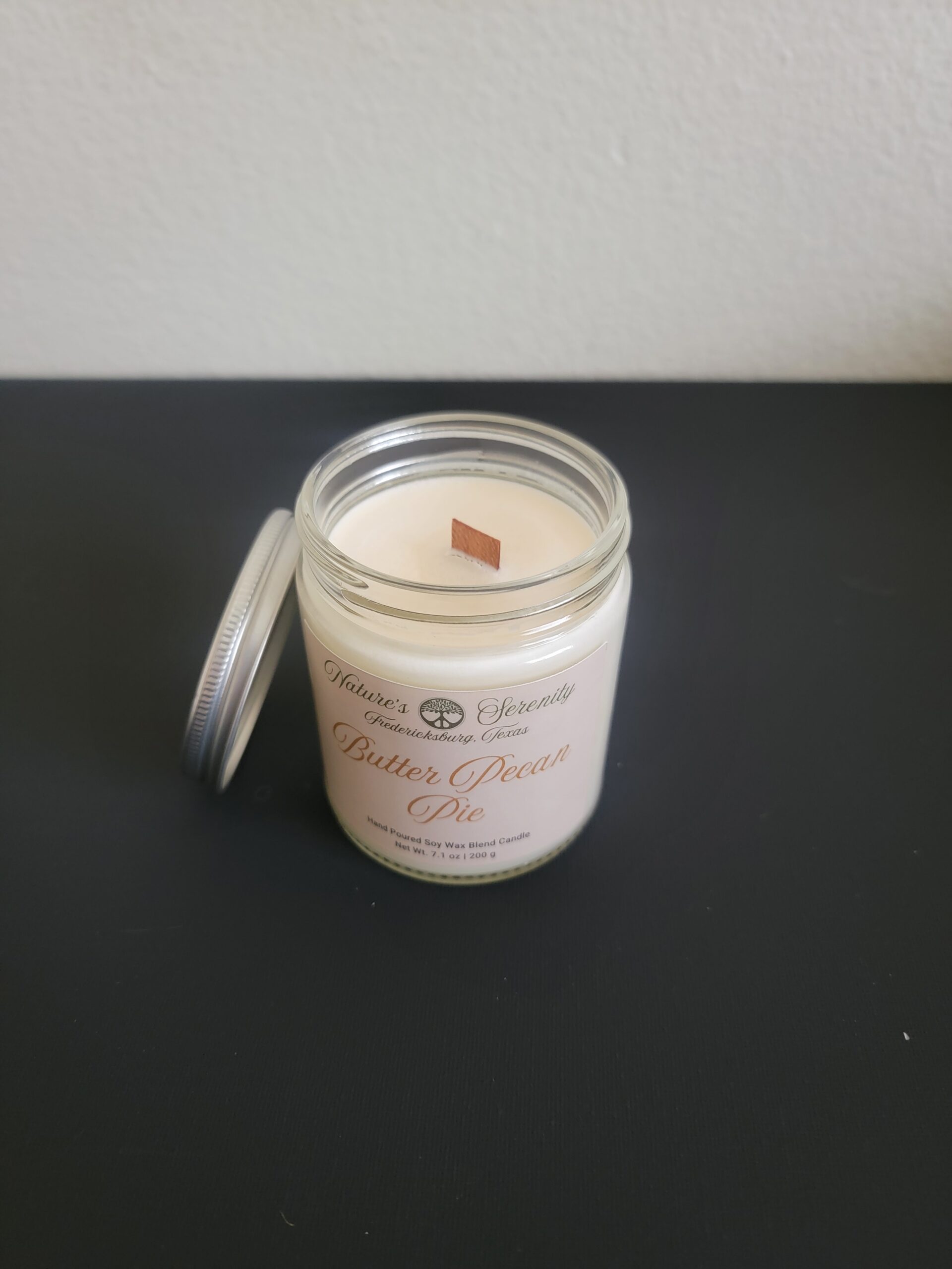 Butter Pecan Pie - 7.1oz Soy Wax Blend Candle - Image 6