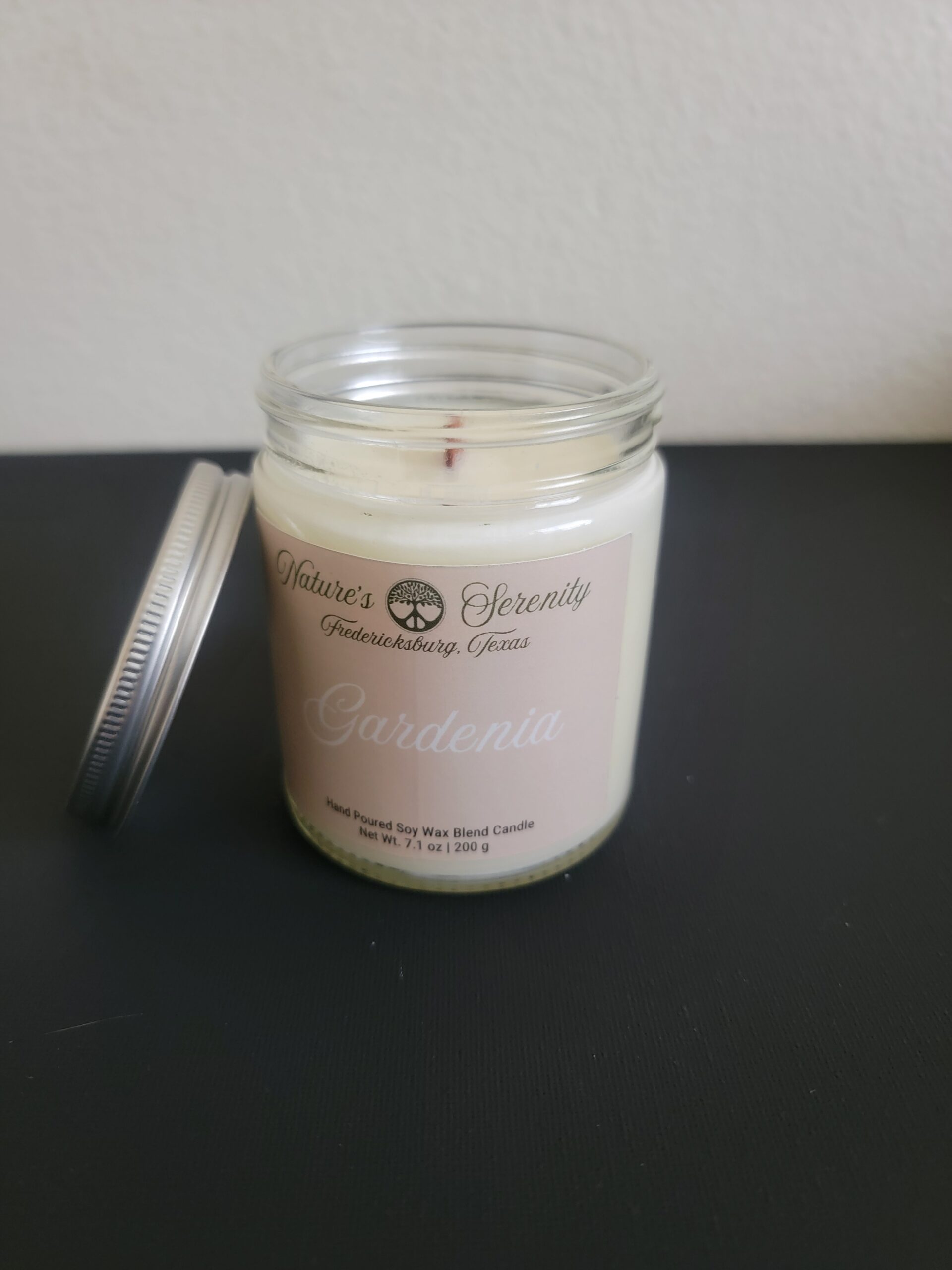 Gardenia - 7.1oz Soy Wax Blend Candle - Image 5