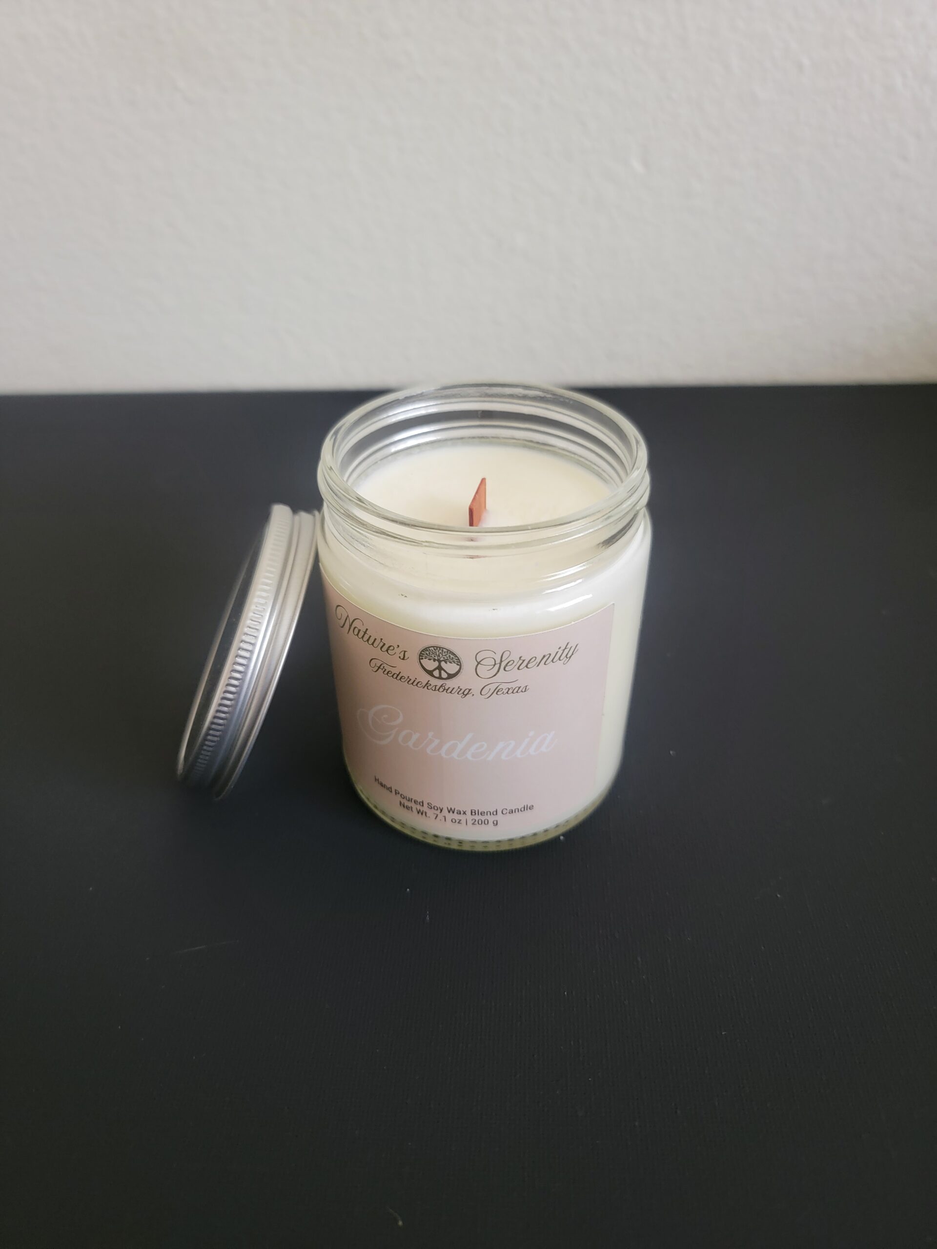 Gardenia - 7.1oz Soy Wax Blend Candle - Image 6
