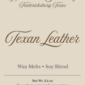 Texan Leather 2.4 oz soy-coconut wax melts by Nature's Serenity